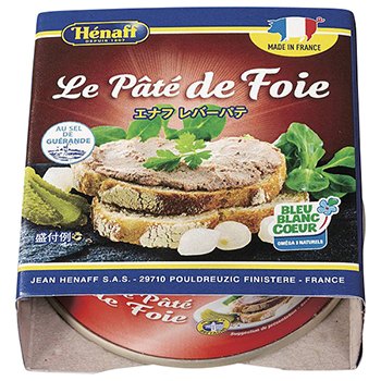 【FOOD de WINE】エナフ レバーバテ 78g / 日仏貿易(HENAFF Pate de foie 78g)